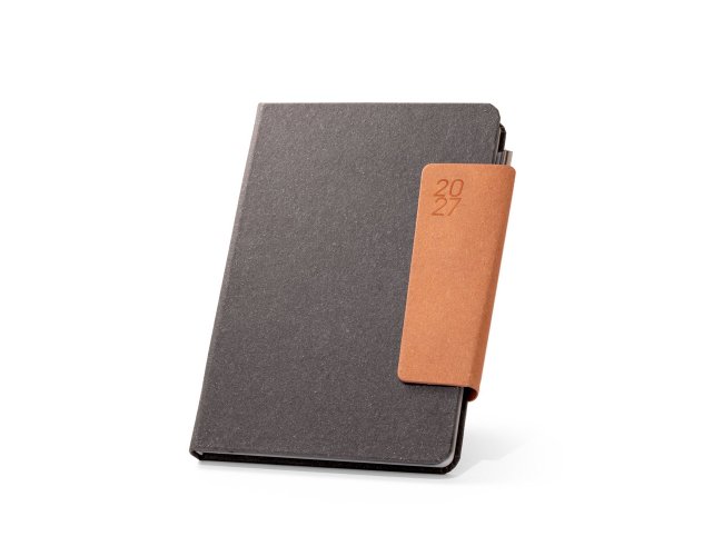 TAGORE B5. Agenda B5 em pele reciclada