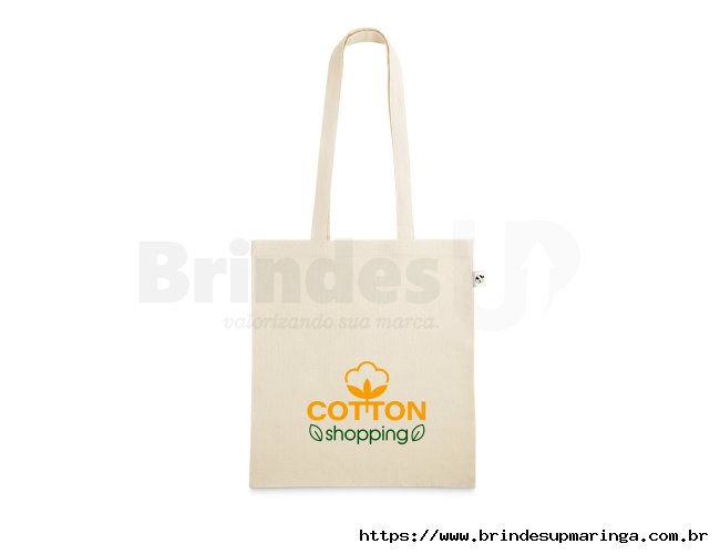 Sacola 100% algod�o org�nico (180 g/m�)