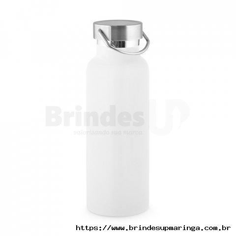 Garrafa em aço inox 36% reciclado com isolamento a vácuo 810 mL