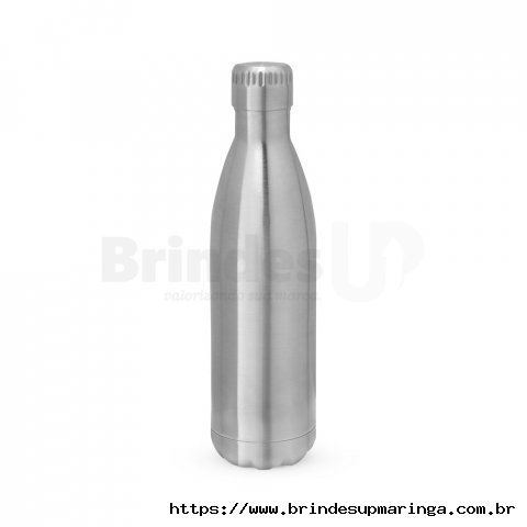 Garrafa para sublimação em aço inox com parede dupla, isolada a vácuo 800 mL